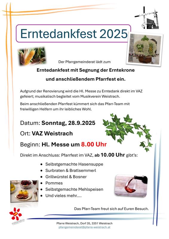 Erntedank25 Flyer