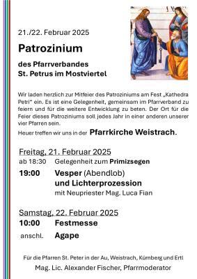 Plakat Patrozinium
